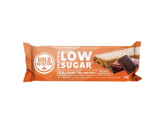 Baton Goldnutrition 60G Protein Bar Low Sugar Ciocolata Extra