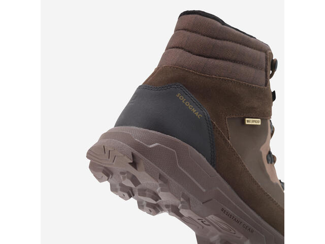 Bocanci călduroși impermeabili Crosshunt 140 Activități sportive natură Maro Bundefined