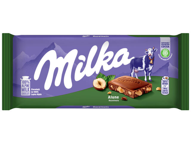 Milka Ciocolata cu alune 100g