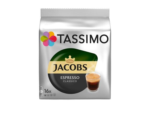 Cafea capsule Tassimo Jacobs Espresso Clasico, 16 bauturi, 118,4 g