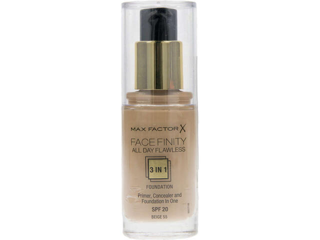 Max Factor 3 in 1 Face Finity 055 Beige fond de ten 30 ml