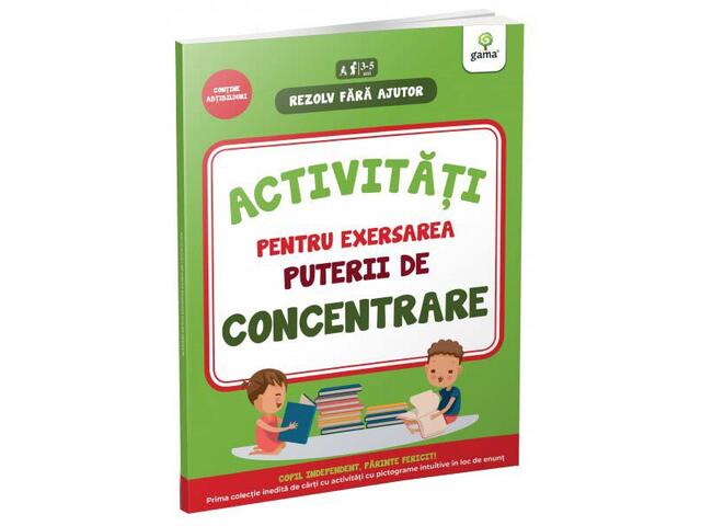 Activit. pentru exersarea puterii de concentrare 3-4 ani/Rezolv fara ajutor!