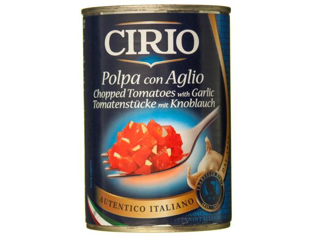 Cirio pulpa de rosii cu usturoi 400 g