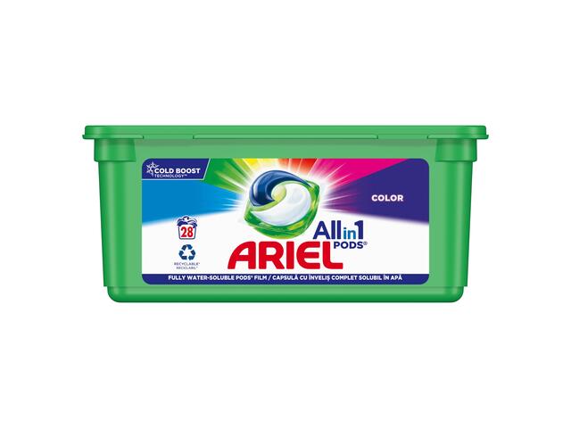 Detergent capsule All in1 Pods Color 28 spalari Ariel