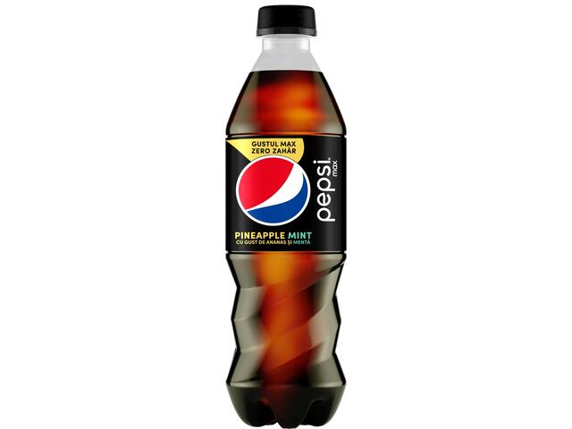 Pepsi Max Ananas Si Menta Bautura Racoritoare Carbogazoasa 0.5L