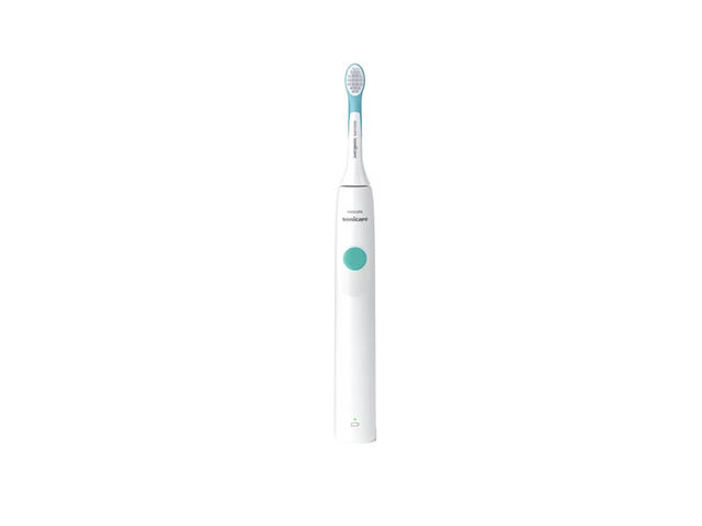 Periuta de dinti electrica Philips Sonicare Kids HX3601/01, 2 viteze, aplicatie, alb-albastru