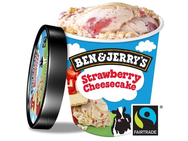 Inghetata cheesecake capsuni 500 ML Ben Jerrys