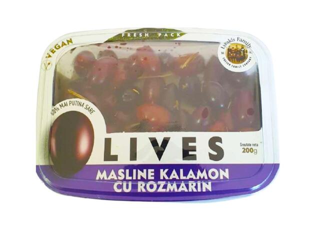 Lyrakis Famiy Masline Kalamon si rozmarin 200 g