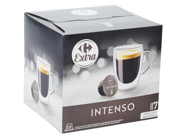 Capsule De Cafea Carrefour Extra Intenso ,Intensitate 7, 16 Capsule, 104G