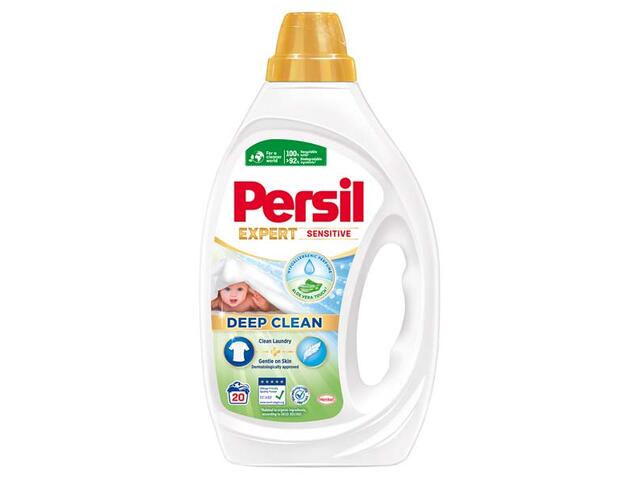 Detergent de rufe lichid Persil Deep Clean Expert Sensitive, 20 spalari, 0,9L