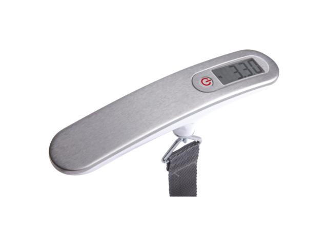 Cantar digital pentru bagaje Emos, 50 kg, gri, 175 × 70 × 45 mm