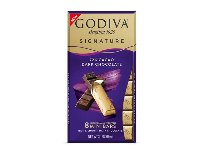 Godiva Signature ciocolata neagra 72% cacao 90g