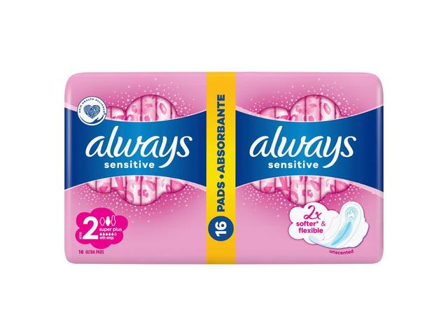 ALWAYS DUO SENSITIVE SUPER PLUS 16BUC