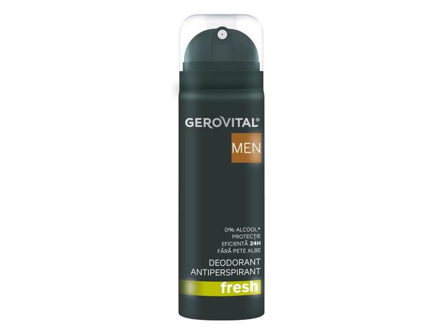 Deodorant Antiperspirant Fresh, Gerovital Men 150 Ml