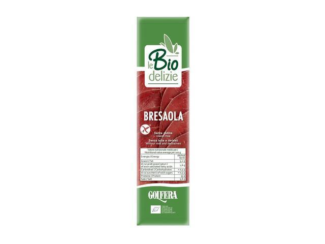 Bresaola Bio, feliata, 80 g Golfera