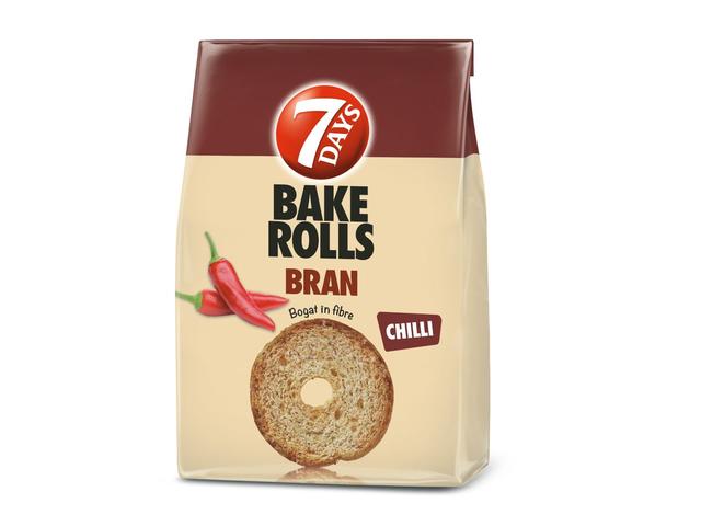 7Days Bake Rolls cu tarate si ardei chilli 80g