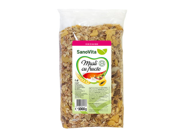 Sano Vita musli cu fructe 1 kg