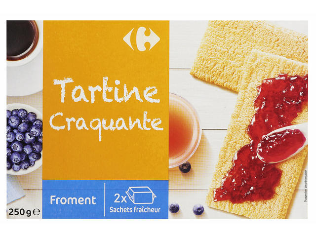 Paine prajita Carrefour Croustillante Krokant 250g