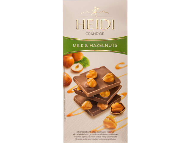 Heidi Grand Or ciocolata lapte si alune 100 g