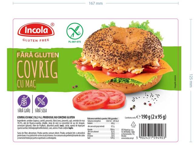 Bagel Fara Gluten Cu Seminte De In Aurii 2X95G