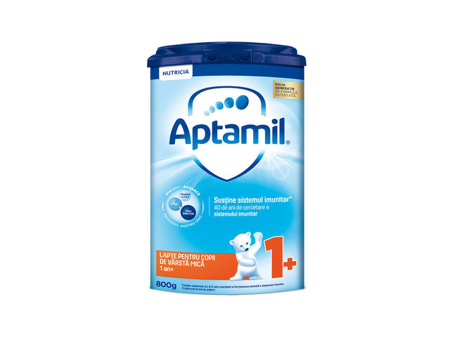 Aptamil 1+ cu Pronutra formulă de lapte de creștere Premium, 1-2 ani, 800 g, Nutricia