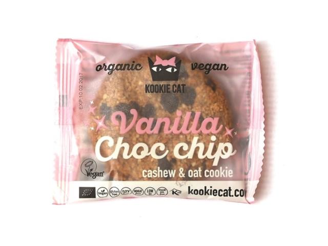 Coockie cu vanilie și ciocolată Fără Gluten BIO Kookie Cat 50 g