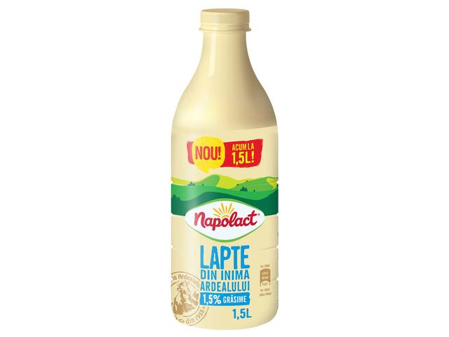 Lapte integral 1.5%grasime, Napolact 1.5L