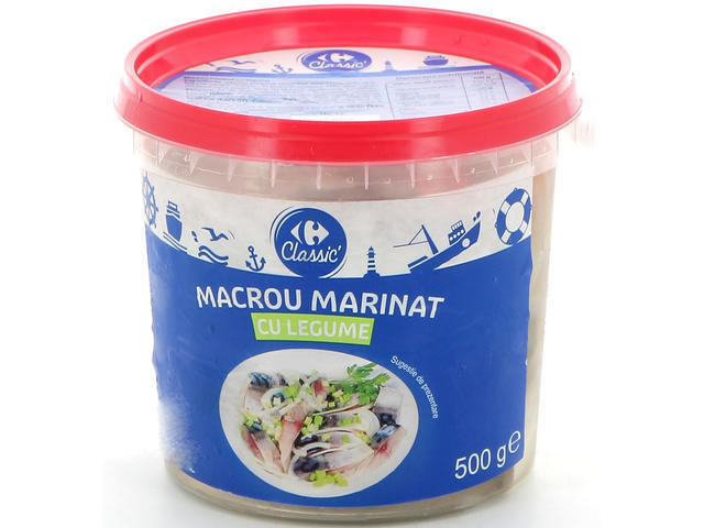 MACROU MARINAT CU LEGUME500G