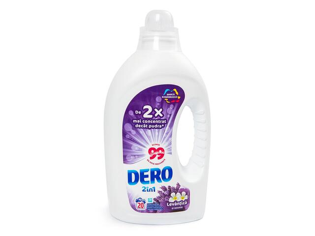 Detergent Automat Lichid Dero 2In1 Lavanda, 20 Spalari, 1L