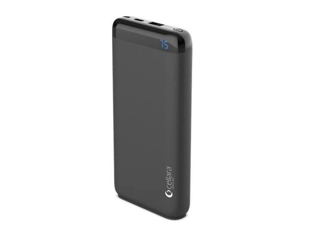 BATERIE EXTERNA CELLARA COLECTIA PULSE CAPACITATE 10000 MAH USB A/USB C - NEGRU