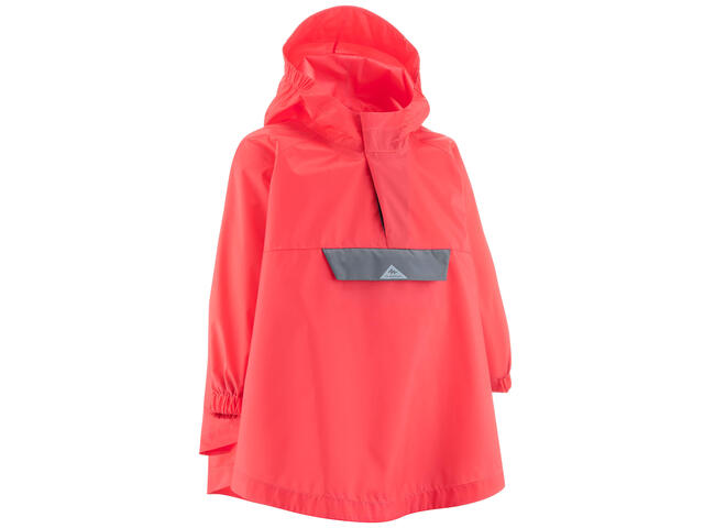 Pelerină Poncho Impermeabilă Drumeție la munte MH100 Roz Fete 2 - 6 ani - 89-102CM 2-4A