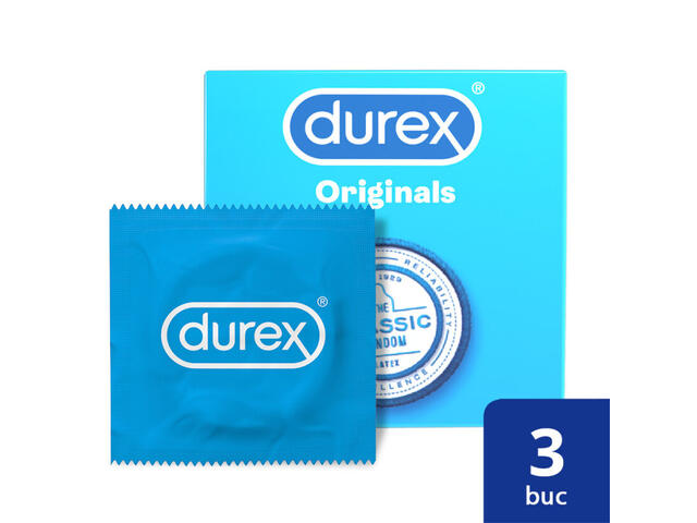 Prezervative Durex Originals 3 Bucati