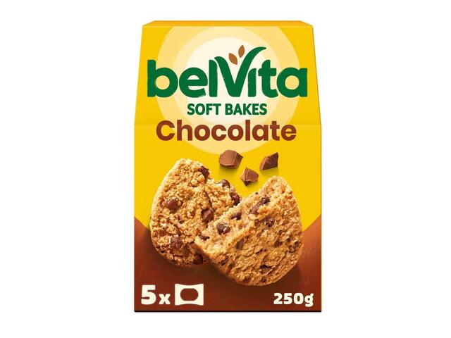 Belvita Soft Bakes Biscuiti cu cereale si bucatele de ciocolata 250g