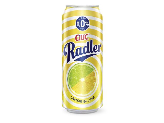 Ciuc Radler Bere Cu Lamaie Si Lime 0% Alc. Doza 500 ML