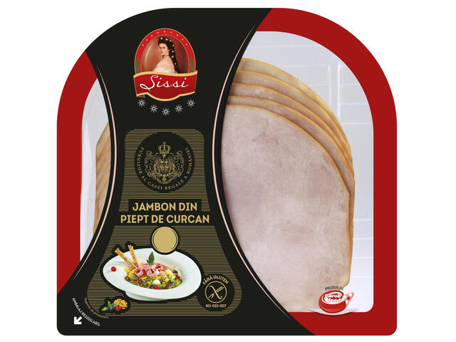 Sissi Jambon din piept de curcan feliat 170g