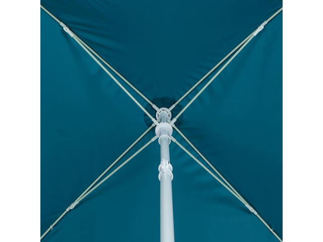 UMBRELĂ RECTANGULARĂ PLAJĂ 1 LOC UPF 50+ - PARUV 125 ALBASTRU