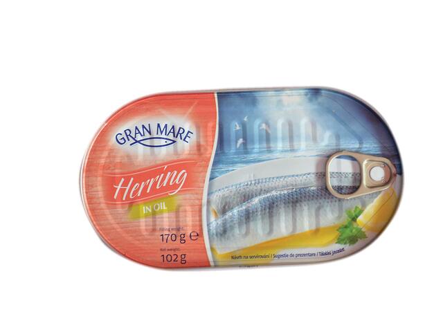 Gran Mare Hering in ulei de rapita 170 g