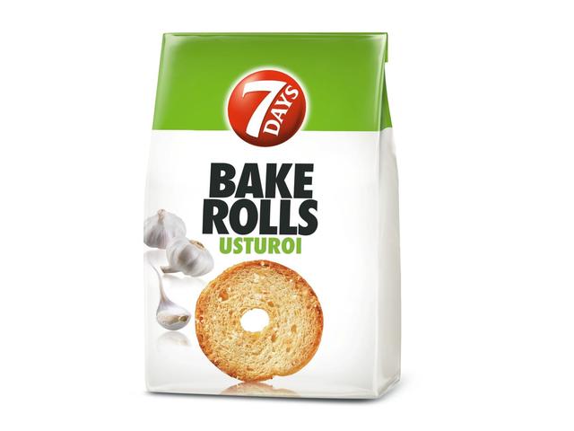 7Days Bake Rolls cu usturoi 80g