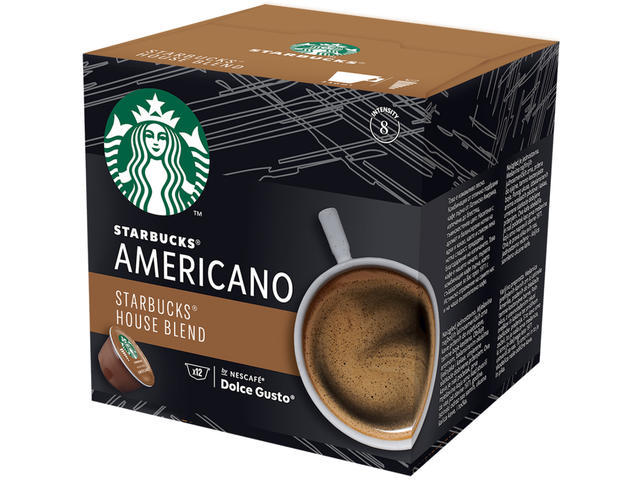 Cafea Capsule Pr?jire Medie, Starbucks House Blend By Nescafé® Dolce Gusto® 12 Capsule, 102G