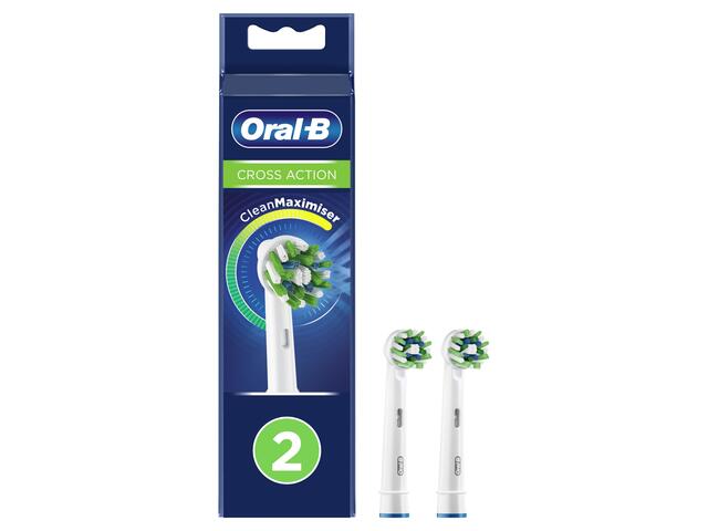 Rezerve periuta de dinti electrica Oral-B Cross Action, Tehnologie Cleanmaximiser, 2 Bucati