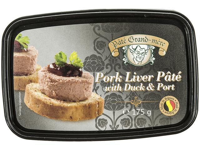 Pate porc cu ficat de rata si vin de Porto 175 g Pate Grand-Mere