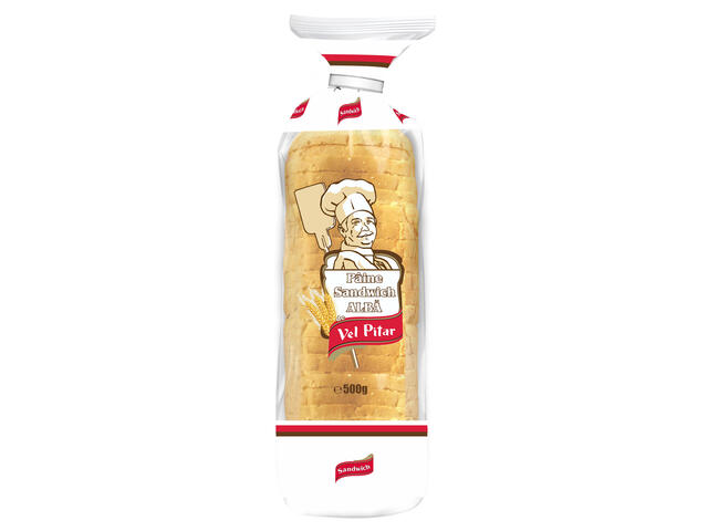 Vel Pitar Paine alba sandwich 500 g