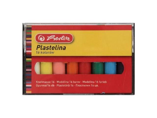 Plastilina Herlitz, 16culori/set