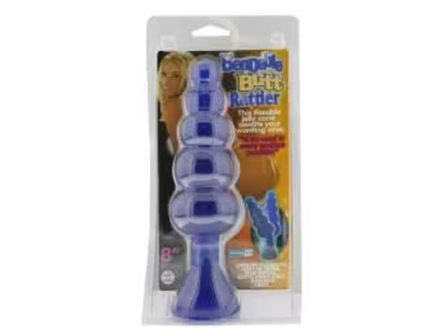 Dildo Anal Bendable Butt Rattler Blue