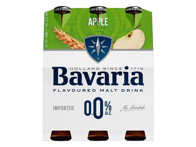 Bere Bavaria Malt Apple 0,0% alc. 6 sticle x 0.33L