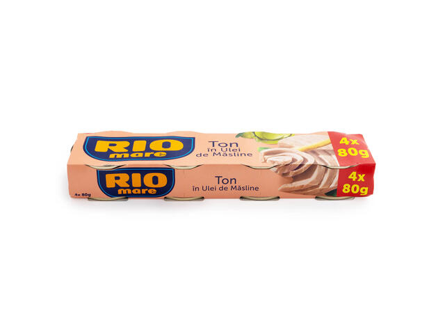 Ton In Ulei De Masline Conserva Rio Mare 80G 3+1