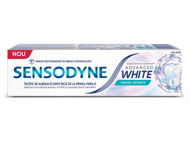Sensodybe Pasta De Dinti Advanced White Enamel Defence 75Ml