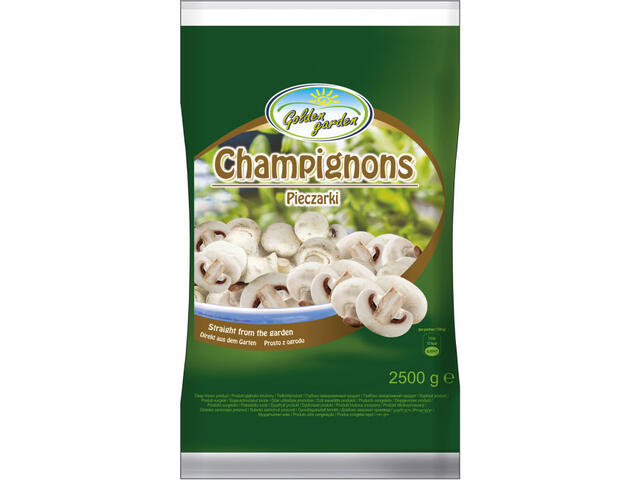 Ciuperci champignon felii 1kg Golden Garden
