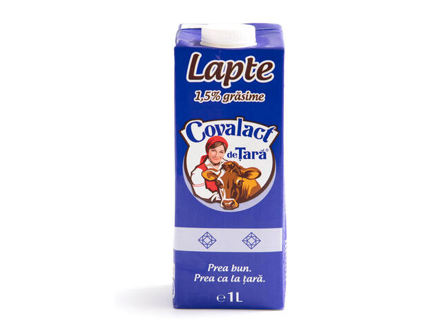 Lapte 1.5% grasime 1L Covalact de Tara