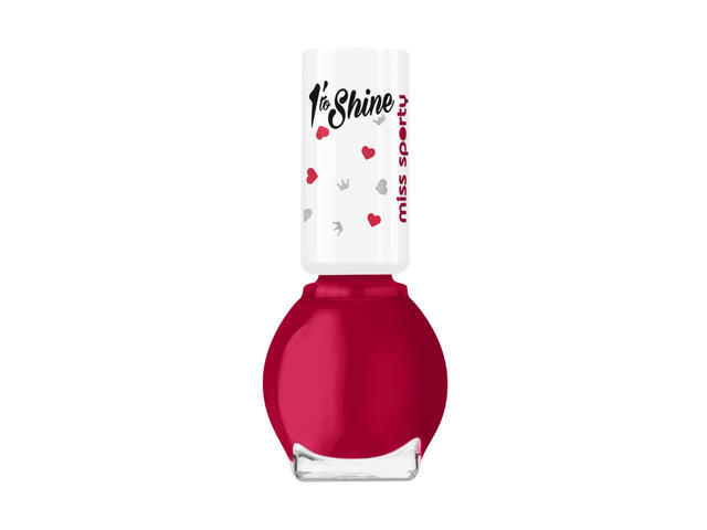 Lac de ungii Miss Sporty 1 Minute to Shine, 220 Queen Of Heart, 7 ML